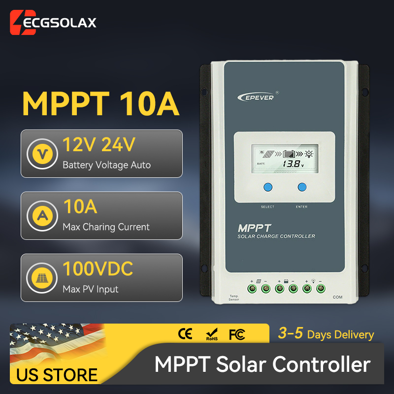 Drone Solar Charger - Regulador Solar MPPT Epever de 10A,