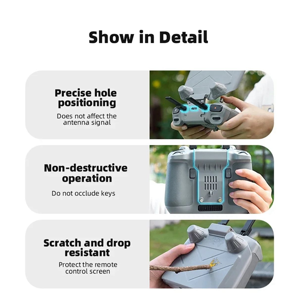 Parasol DT75BG para 4 Pro/Mini - Drone Controller Hood reseña y precio