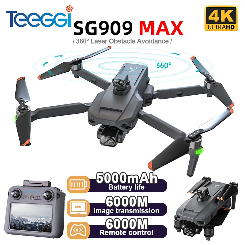 Teeggi SG909 MAX GPS Drone con - Drone Controller Screen reseña y precio