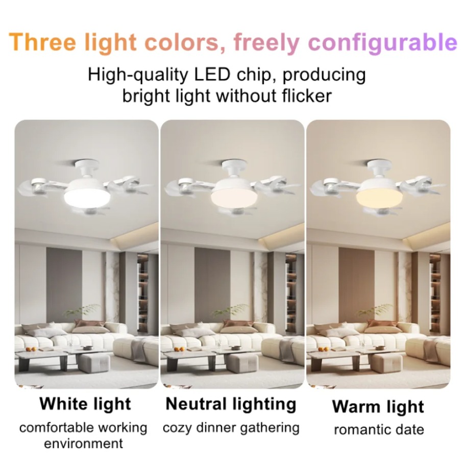 Ventilador de Techo con Luz, D - Drone Beacon Light reseña y precio